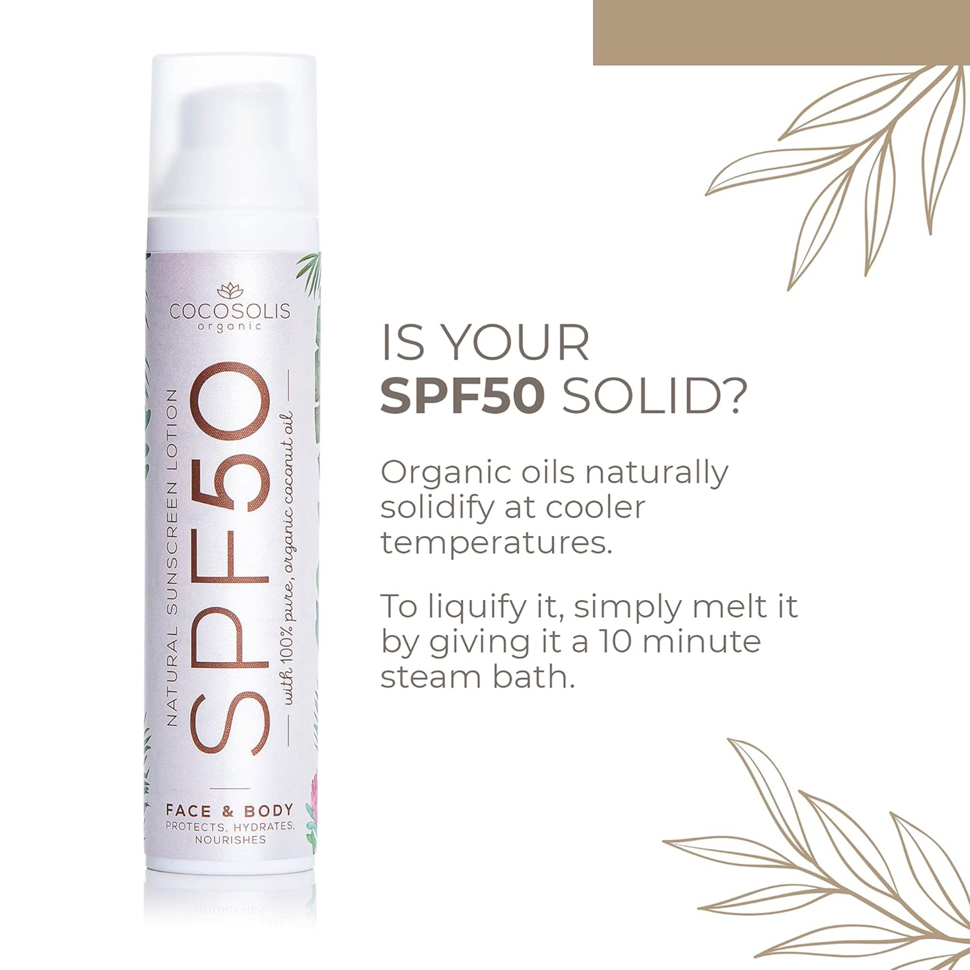 Natural Sunscreen Lotion SPF 50