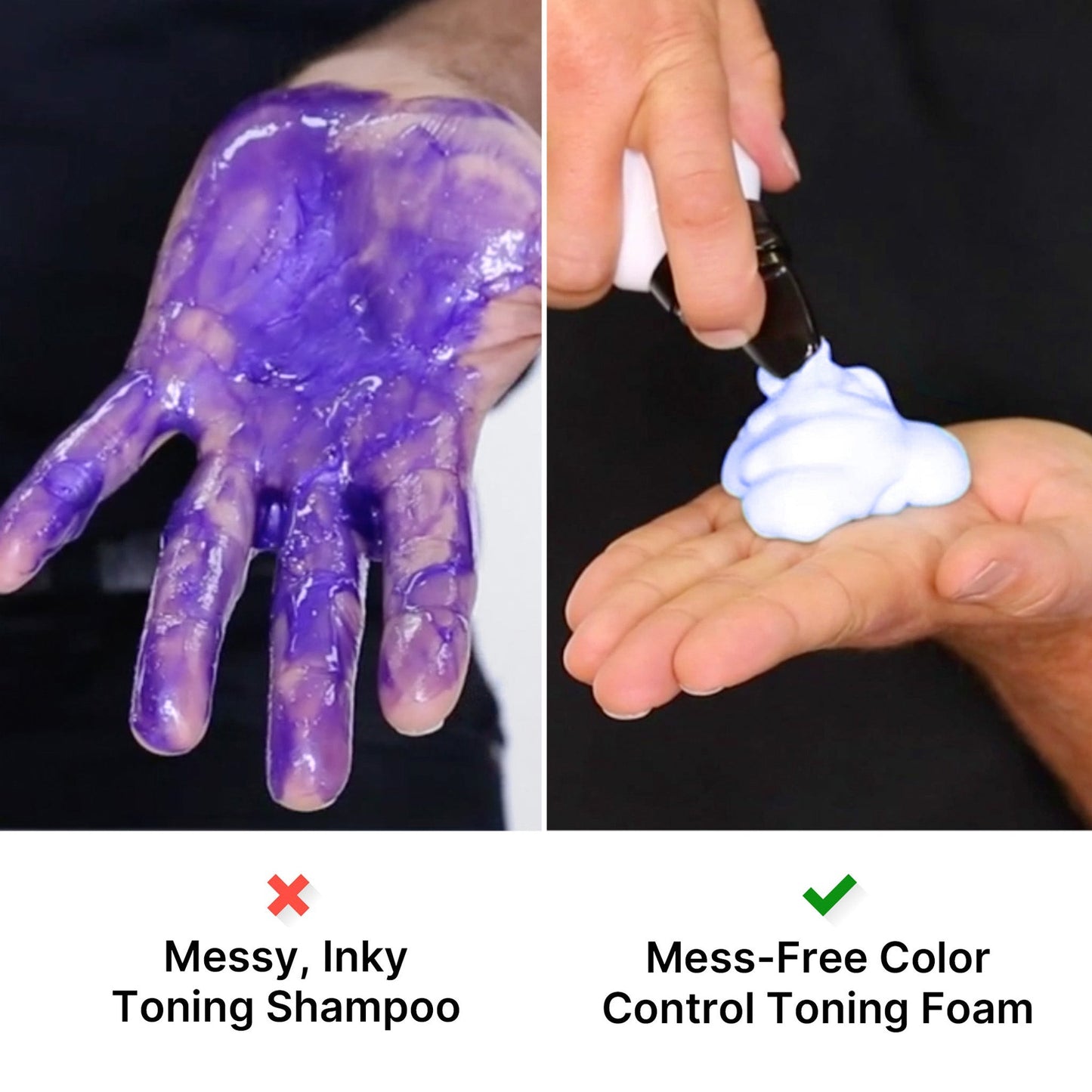 COLOR CONTROL PURPLE FOAM FOR BLONDE HAIR