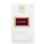 Creed Oud Zarian perfume packaging at Mn Mkanak Kuwait