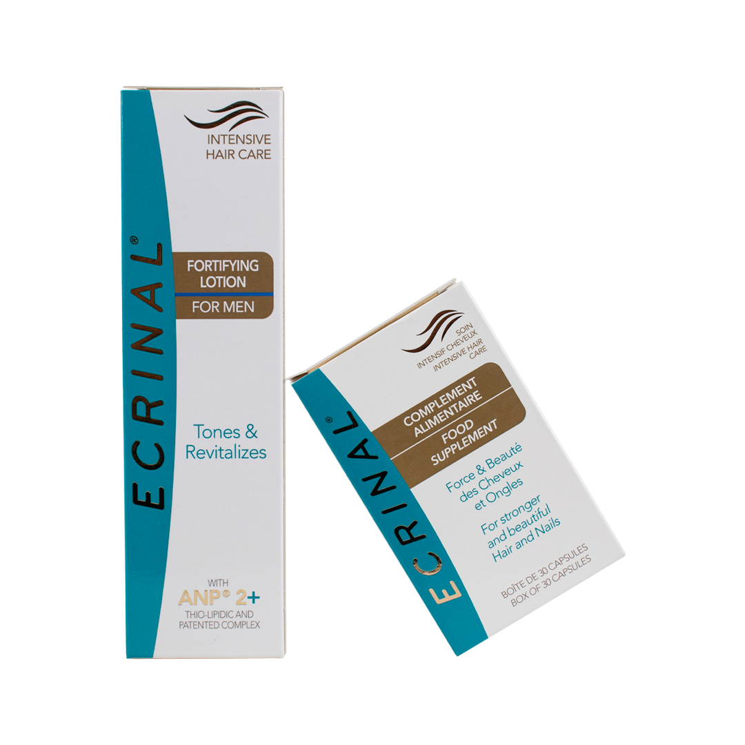 Ecrinal Caps + Anp Lotion Men-Set