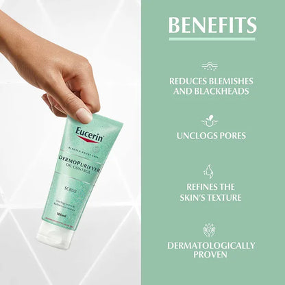 Eucerin Dermo Purifyer Oil Control Scrub 100Ml
