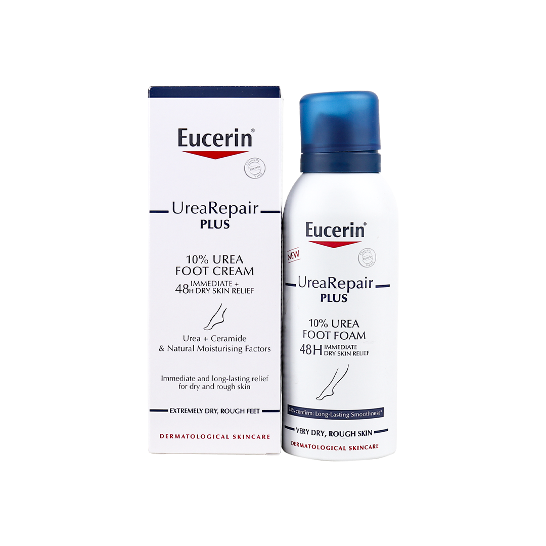 Eucerin 10% Urea Foot Foam + Cream  Set