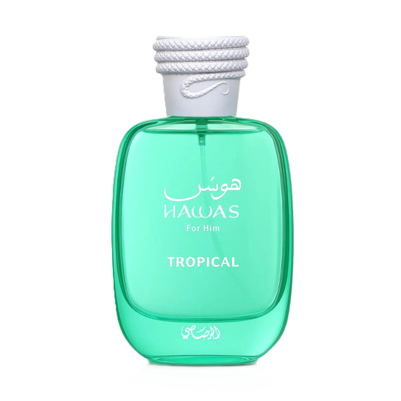 عطر حواس تروبيكال من الرصاصي للرجال او دي بارفان 100 مل