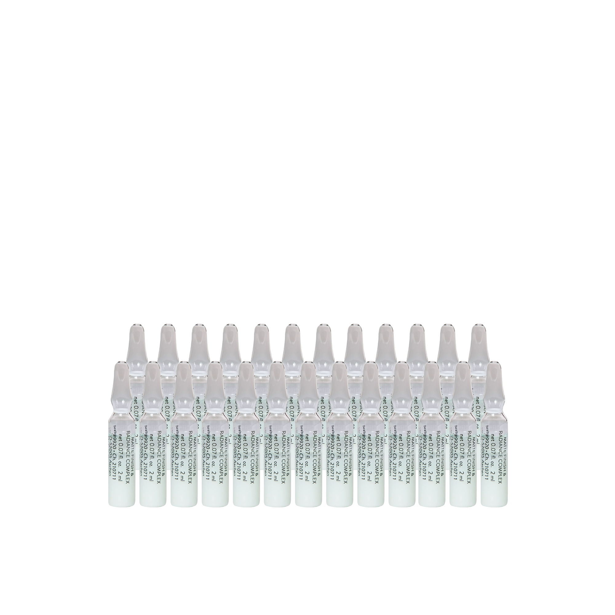 Skin Accents Matte Finish & Radiance Complex Ampoules