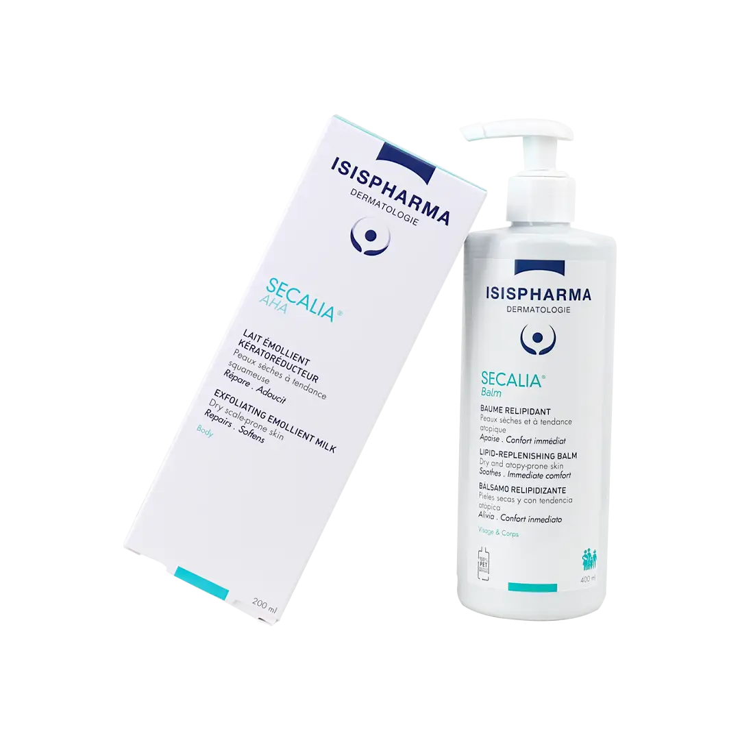 ISIS Pharma Secalia AHA Exfoliating Milk + Balm Set