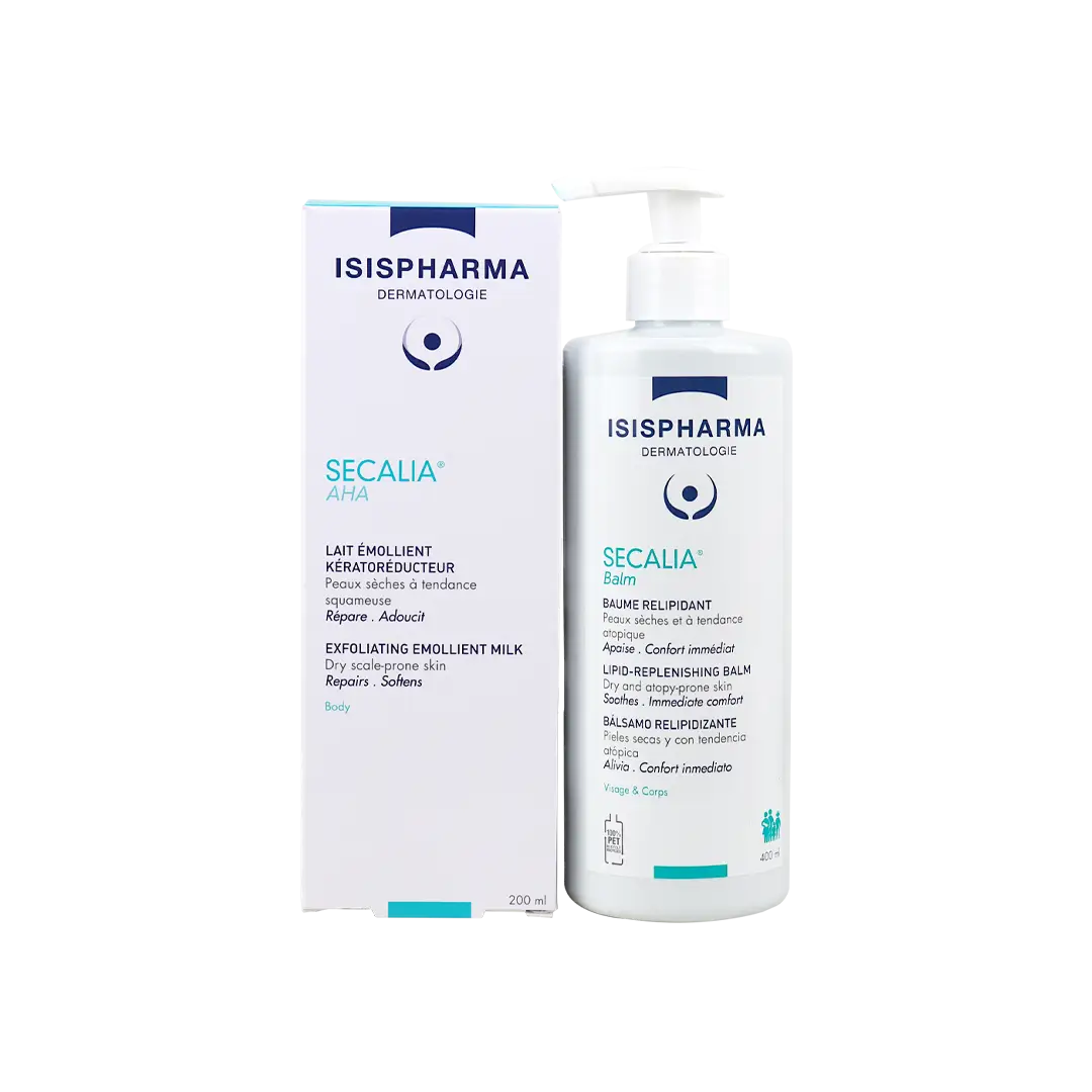 ISIS Pharma Secalia AHA Exfoliating Milk + Balm Set