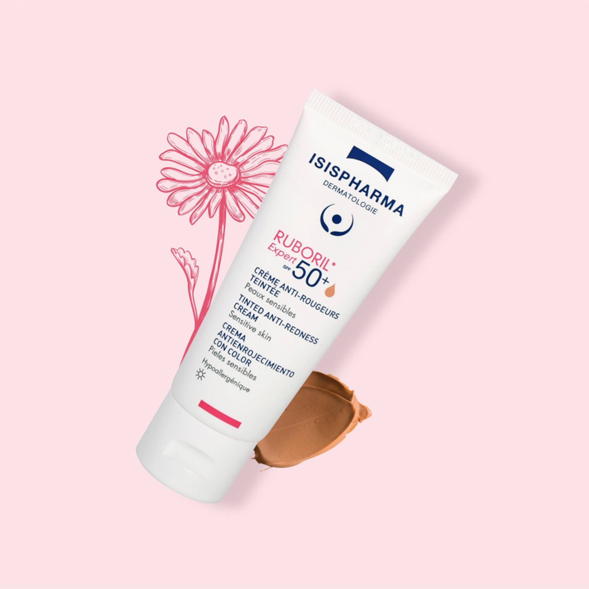 كريم روبوريل إكسبرت SPF50+ الملوّن لمقاومة الاحمرار