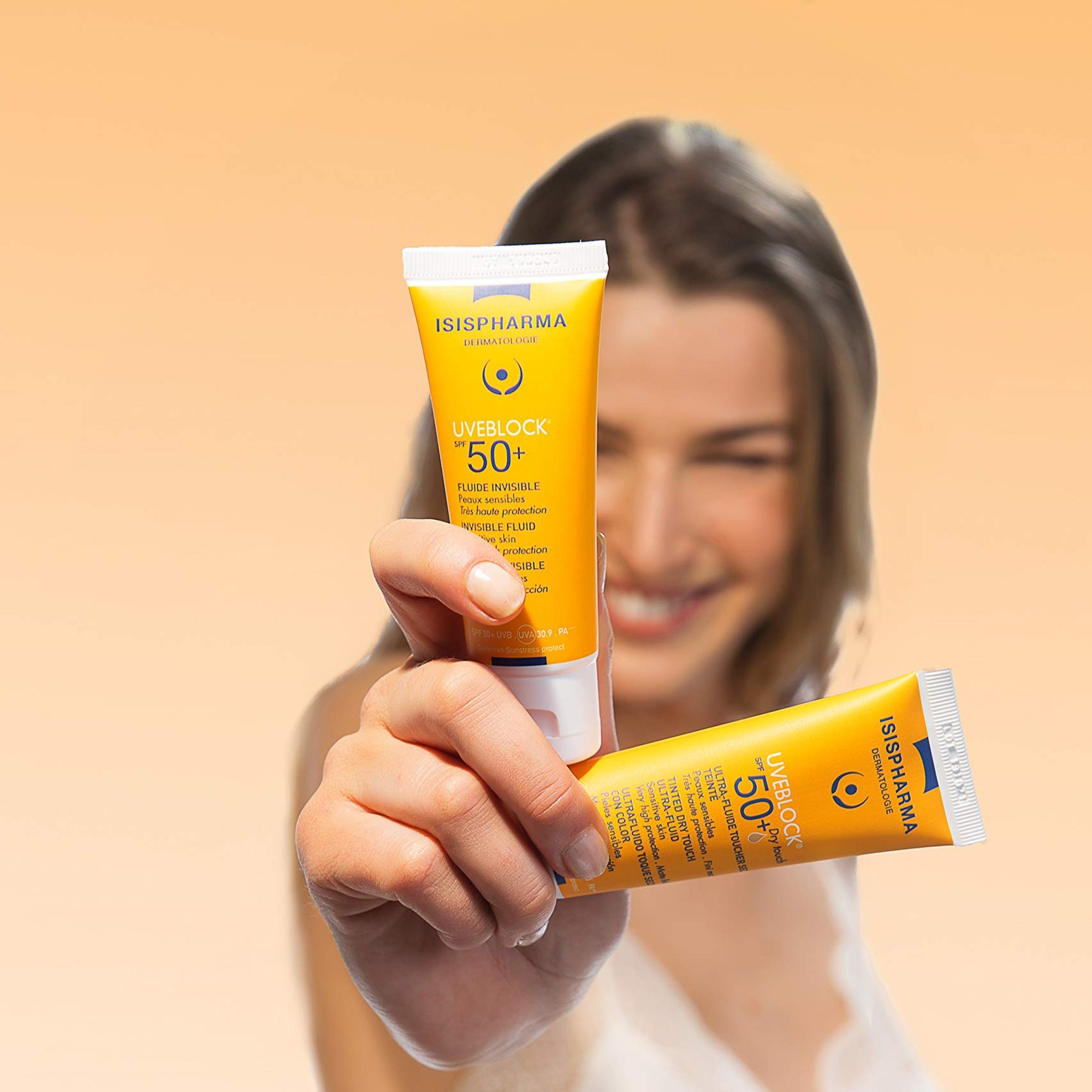 كريم الحماية من الشمس UVEBlock SPF50+ غير المرئي