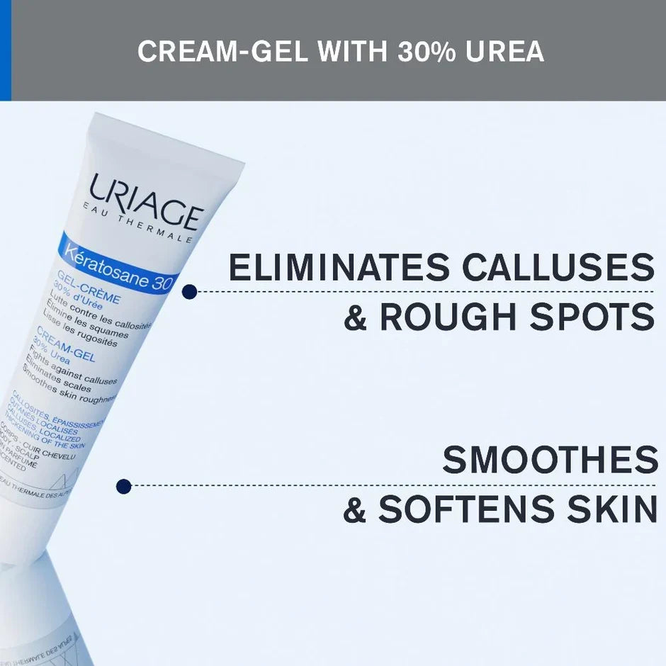 Uriage Keratosane 30 Urea Cream for Thick & Callused Skin 40ml