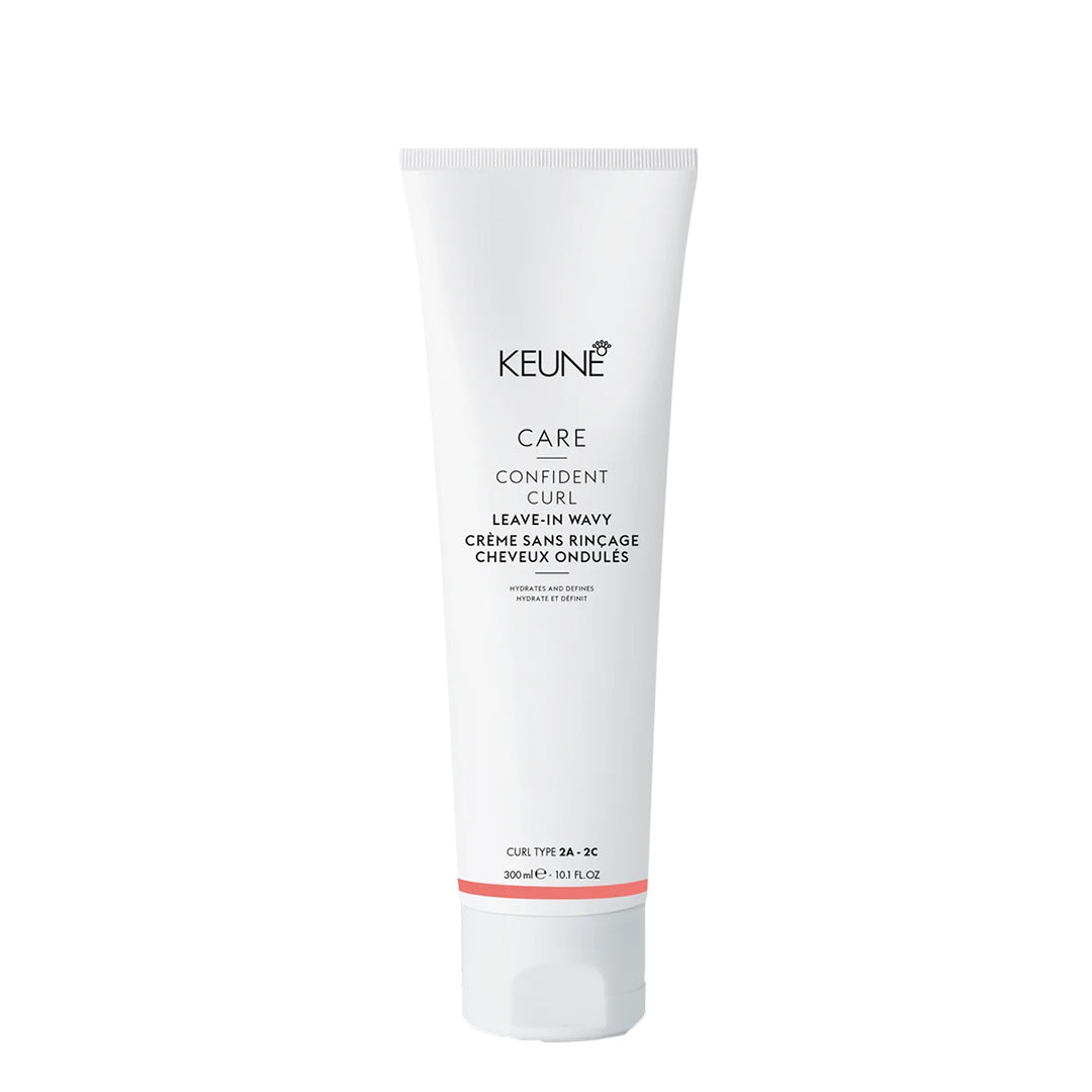 Keune Care Confident Curl Leave-In-Wavy hair care product.