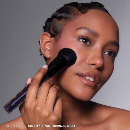 CREAM/POWDER BRONZER BRUSH