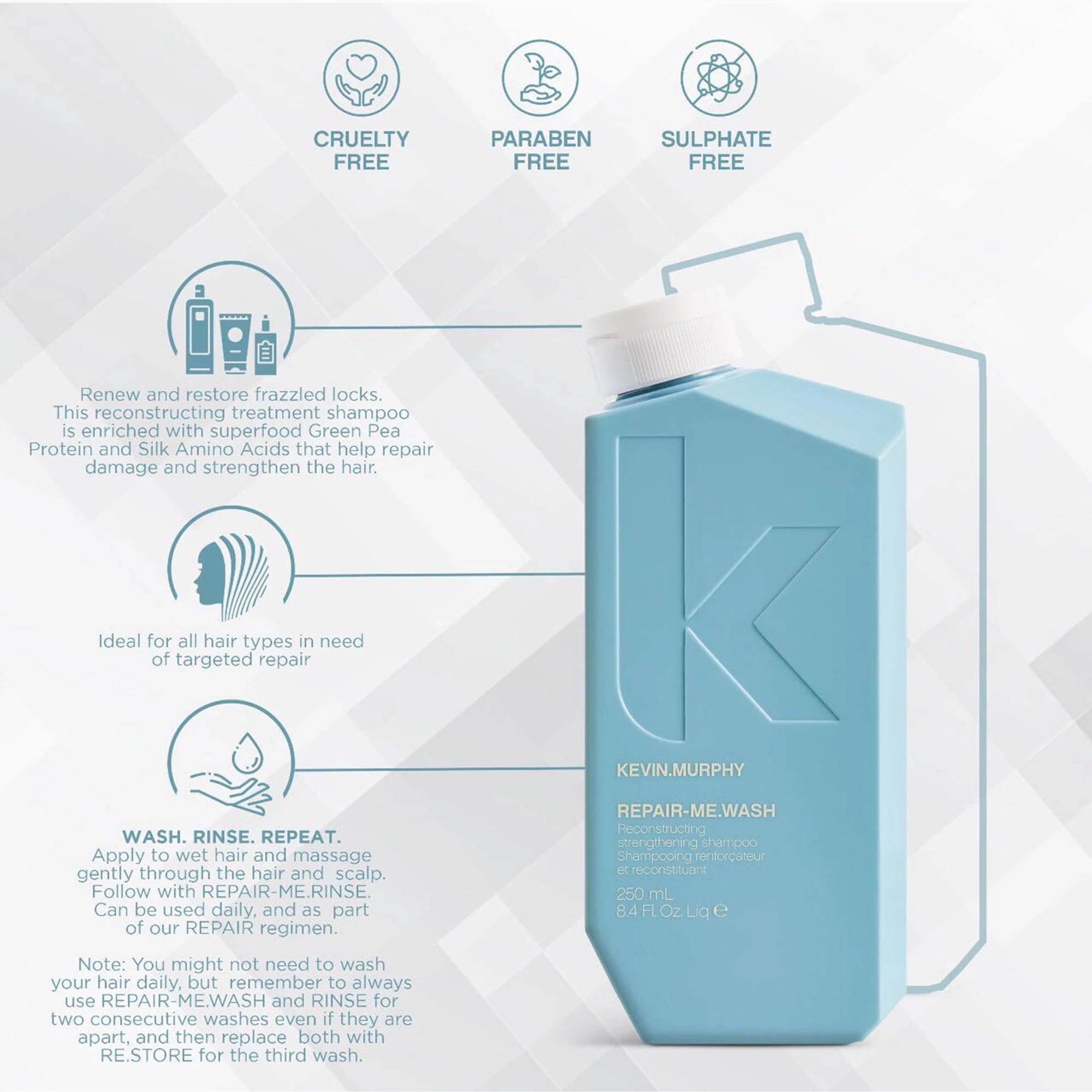 Repair-Me.Wash Reconstructing Strengthening Shampoo