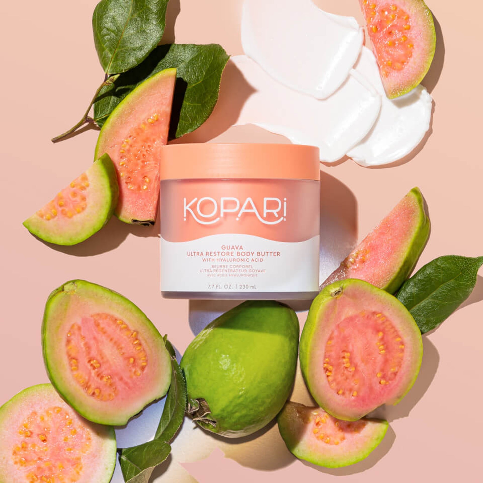 زبدة الجسم Guava Ultra Restore بخلاصة حمض الهيالورونيك
