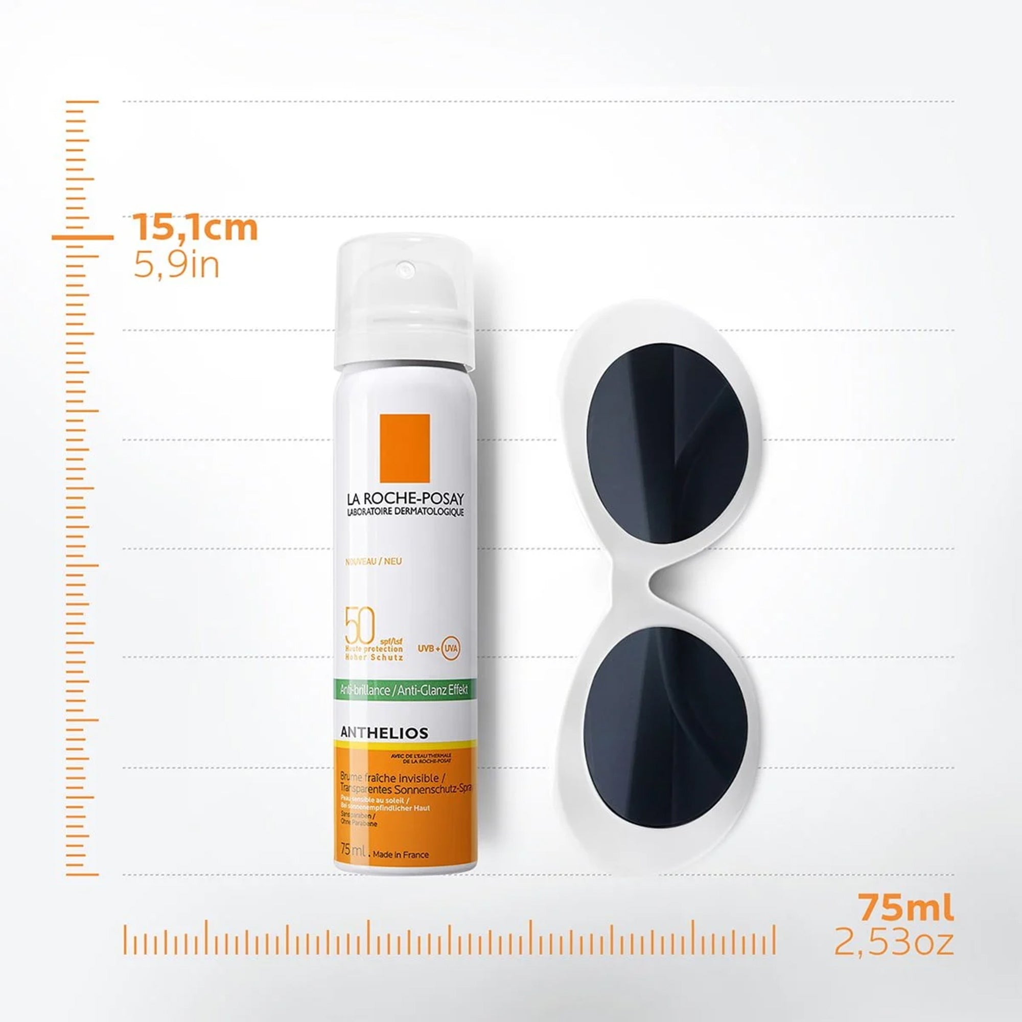 Anthelios SPF 50+ Anti Shine Spray 75 ml