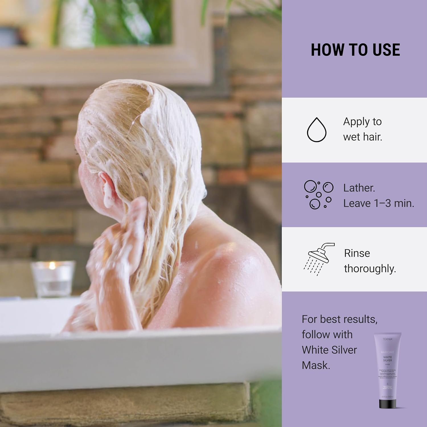 Lakme Teknia White Silver Shampoo