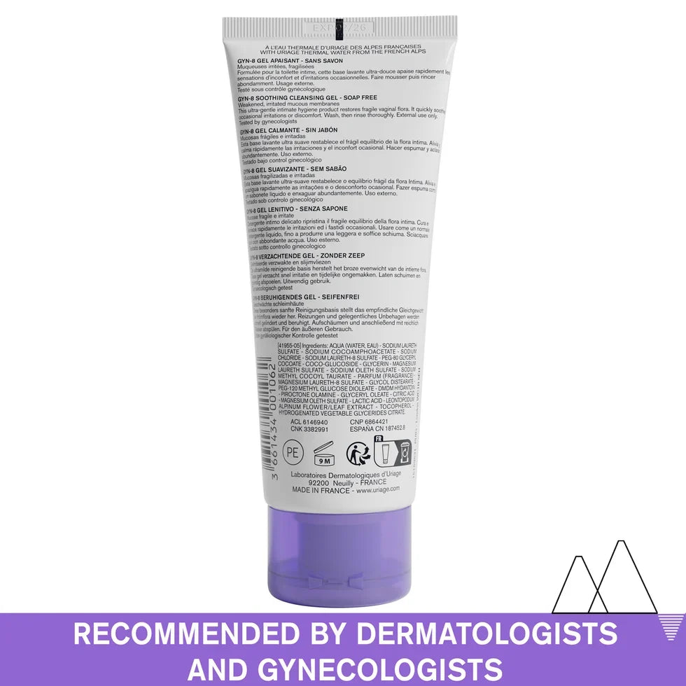 Uriage Gyn-8 Soothing Intimate Cleansing Gel 100ml