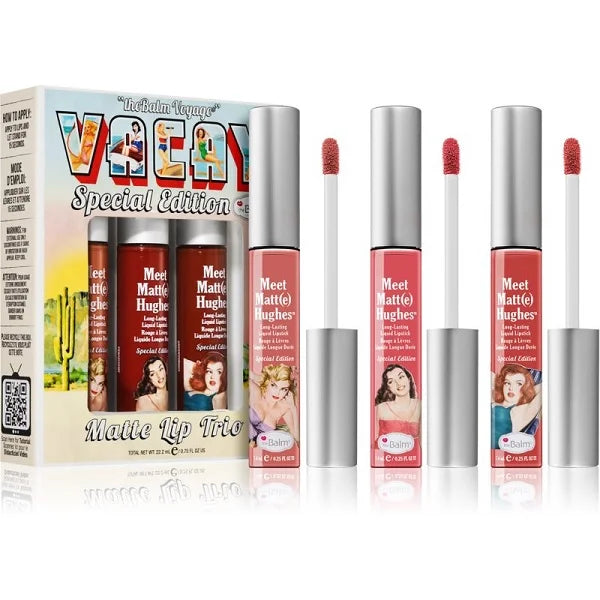 The Balm- طقم أقلام الشفاه Vacay® الثلاثية