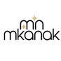 Logo of mkanak with two stars on a white background