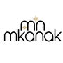Logo of mkanak with two stars on a white background