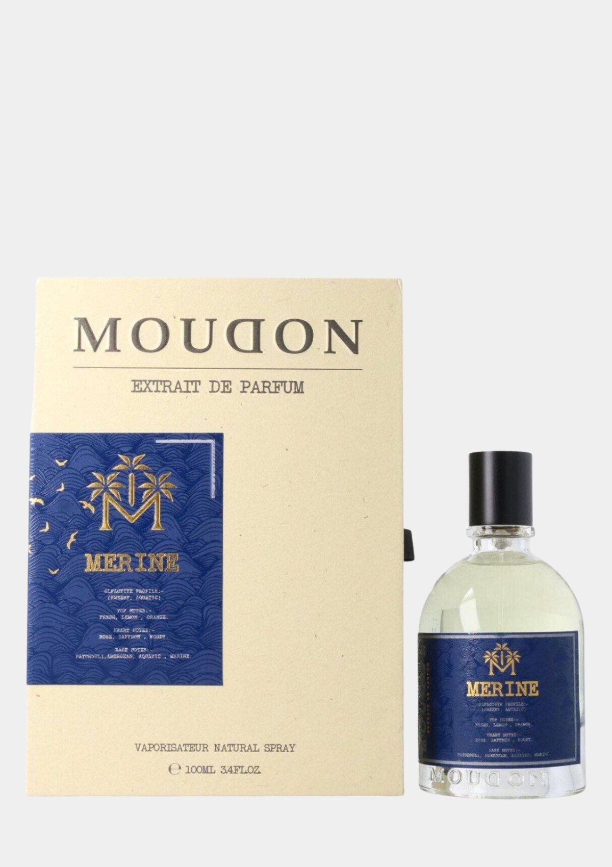 Moudon Merine Extrait de Parfum for Unisex 100mL