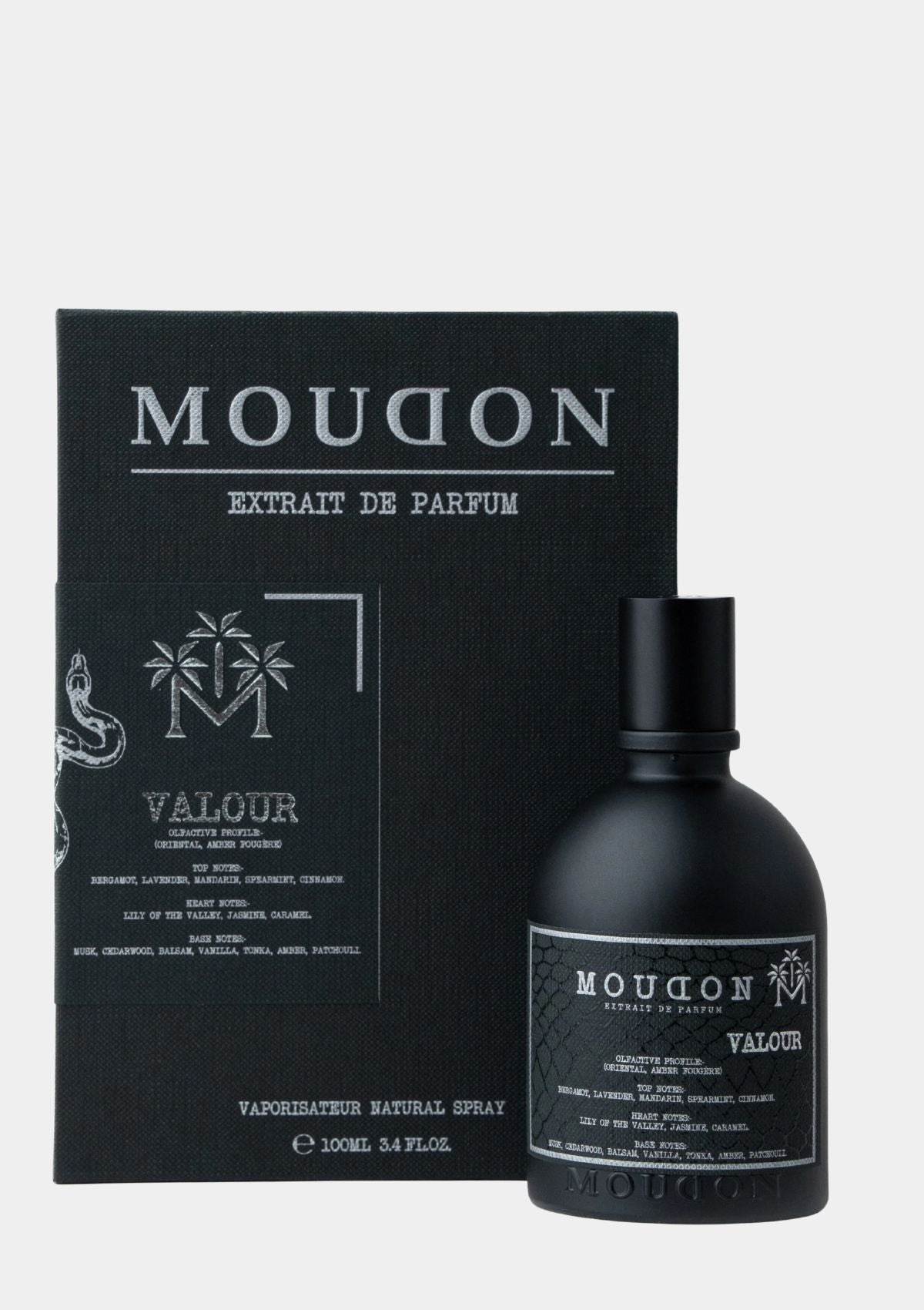 Moudon Valour Extrait de Parfum for Unisex 100mL