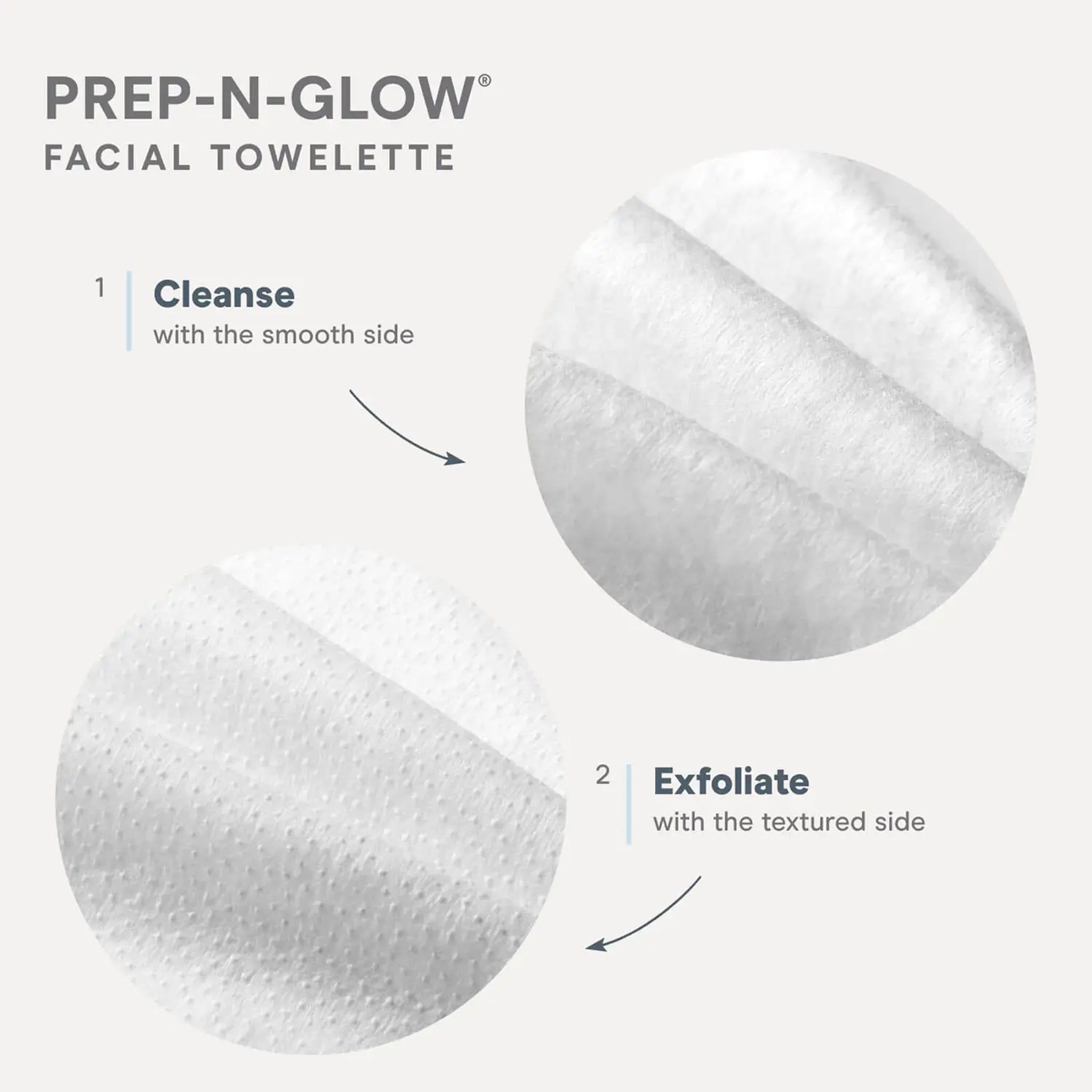 مناديل PREP-N-GLOW المنظفة