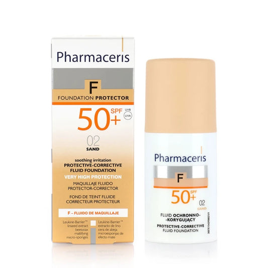 Pharmaceris F Coverage-Correction Fluid Foundation SPF20 Shade 02 Sand 30ml