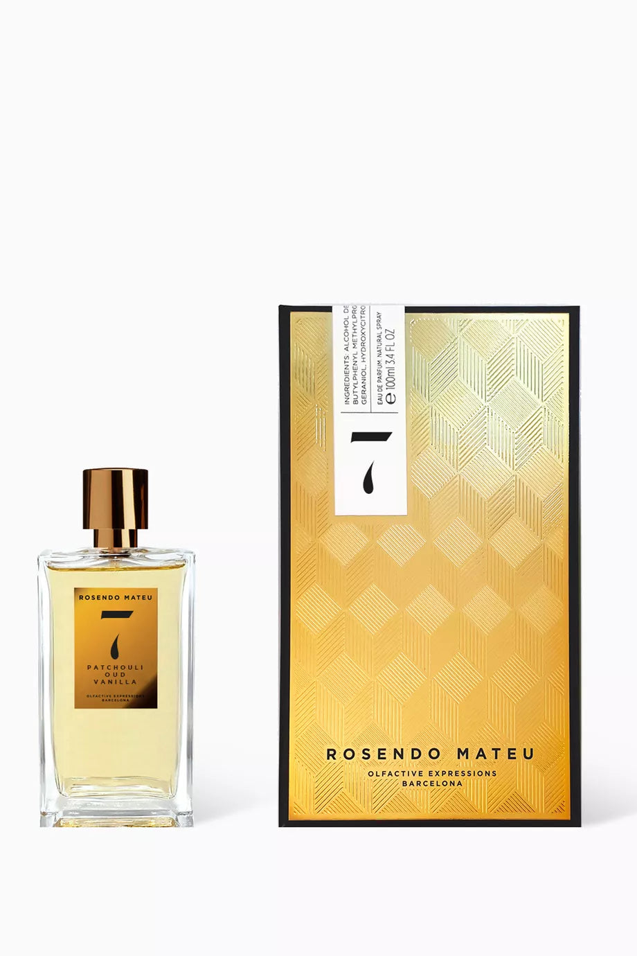 Rosendo Mateu No 7 Patchouli, Oud, Vanilla for Unisex EDP 100mL