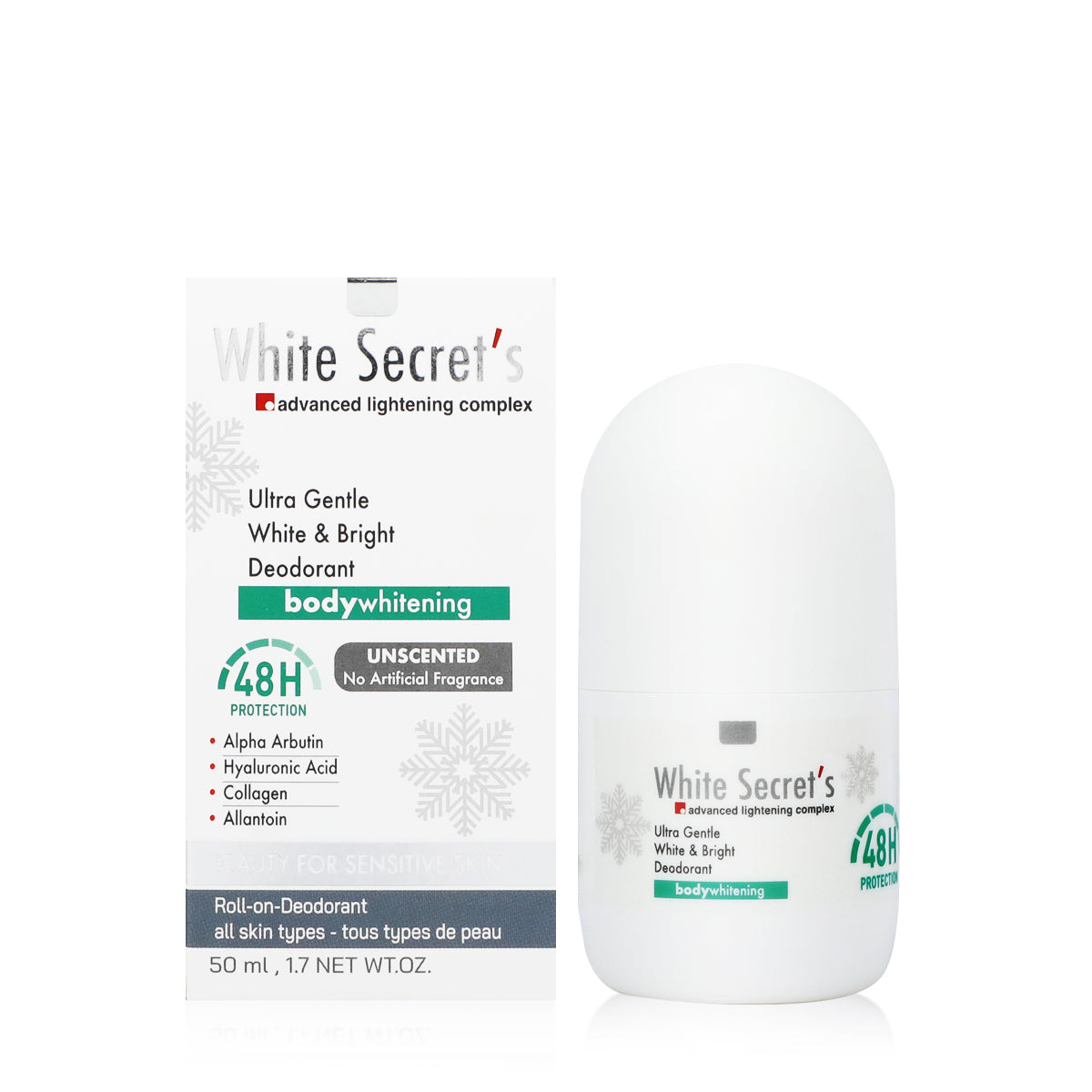 مزيل العرق White Secret فائق النعومة للتفتيح والإشراق