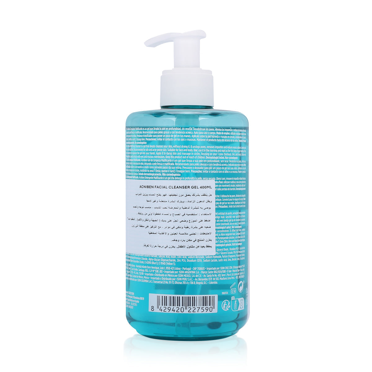 Isdin Acniben Mattifying Cleanser Gel 400 ml