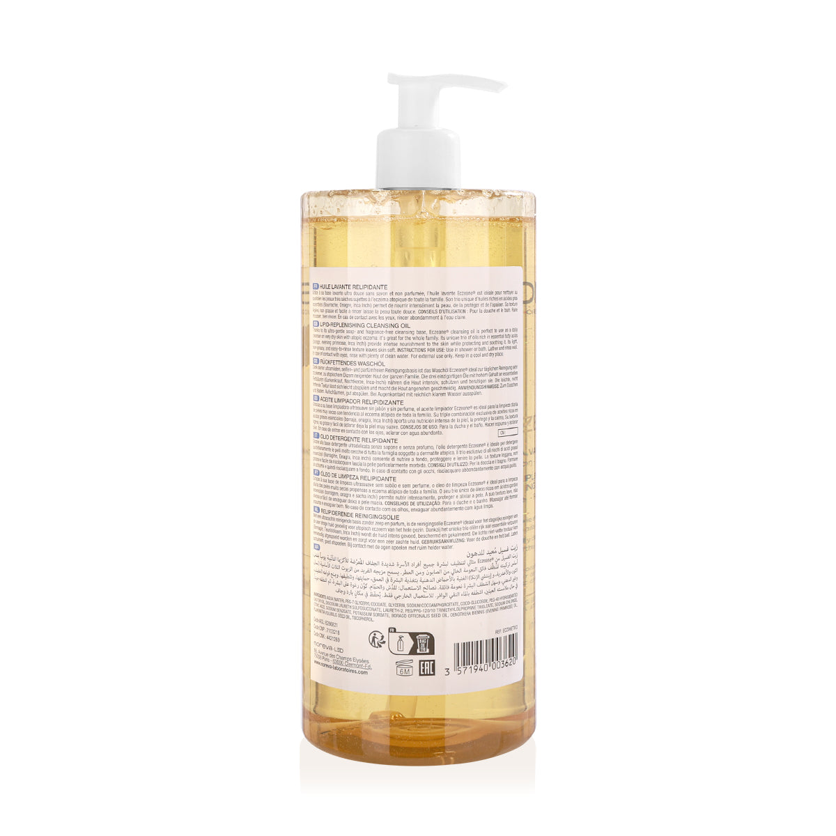 Noreva Eczeane Lipid Replenishing Cleansing Oil 1 Litre