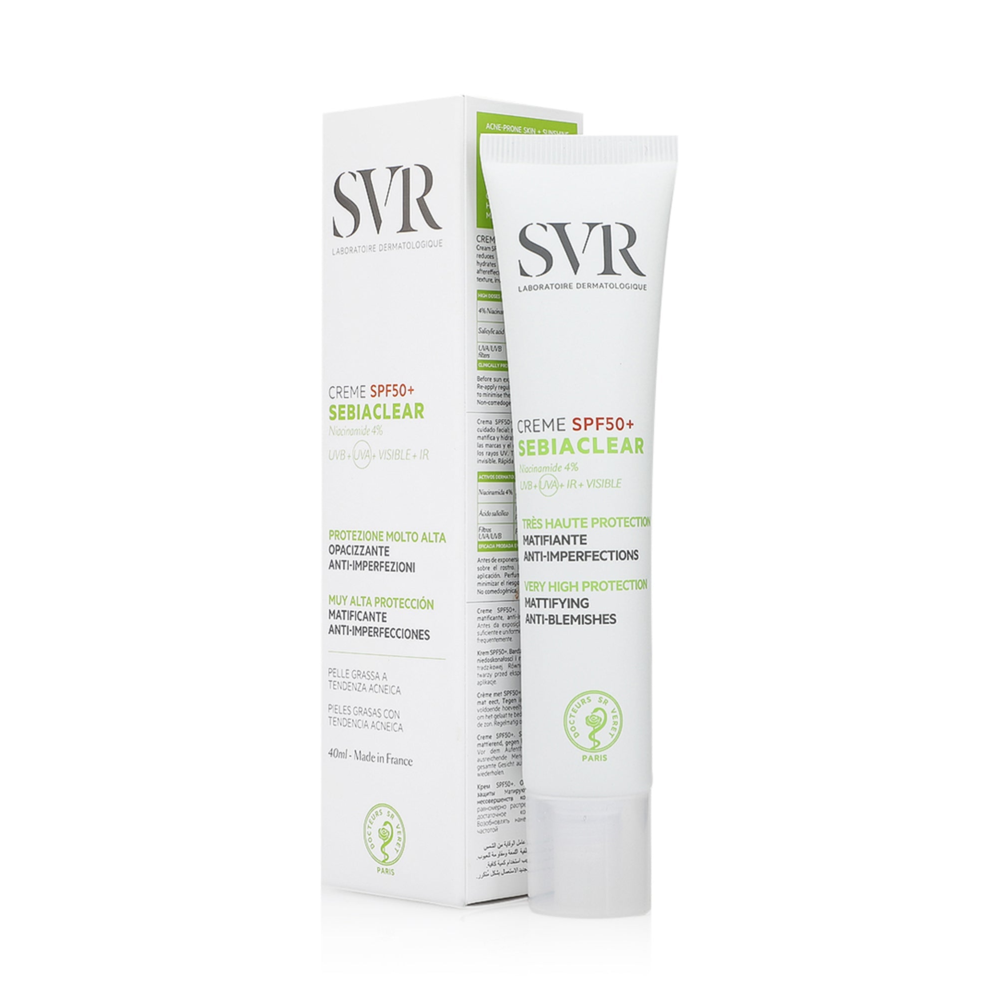 Sebiaclear Crème SPF50+ Very High Protection