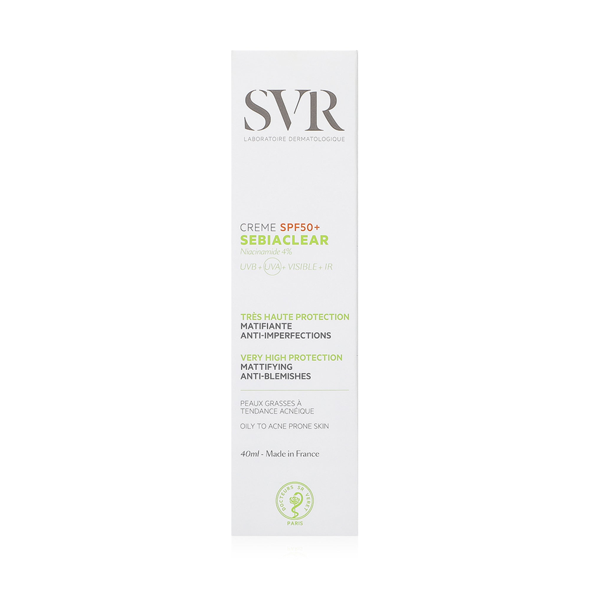 Sebiaclear Crème SPF50+ Very High Protection