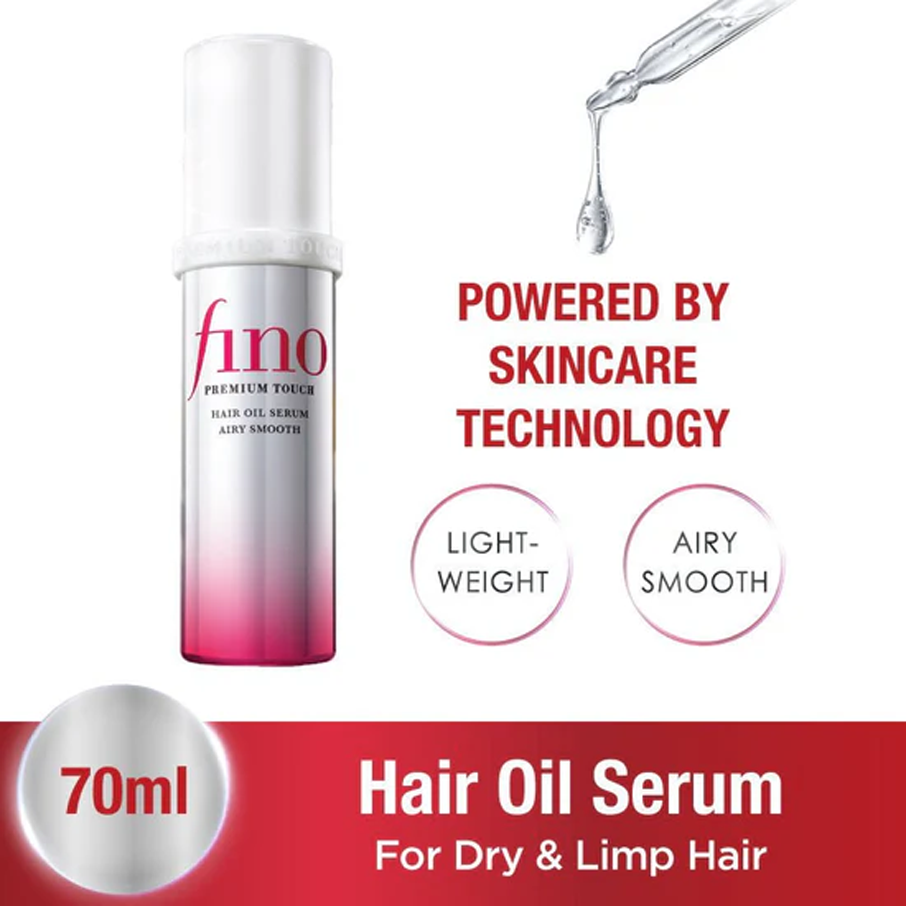 Shiseido Fino Premium Touch Hair Oil Serum Airy Smooth - 70ml