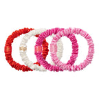AGGIE SCRUNCHIE ORNAMENT - SKINNIE SILK SCRUNCHIE SET - 4 PACK