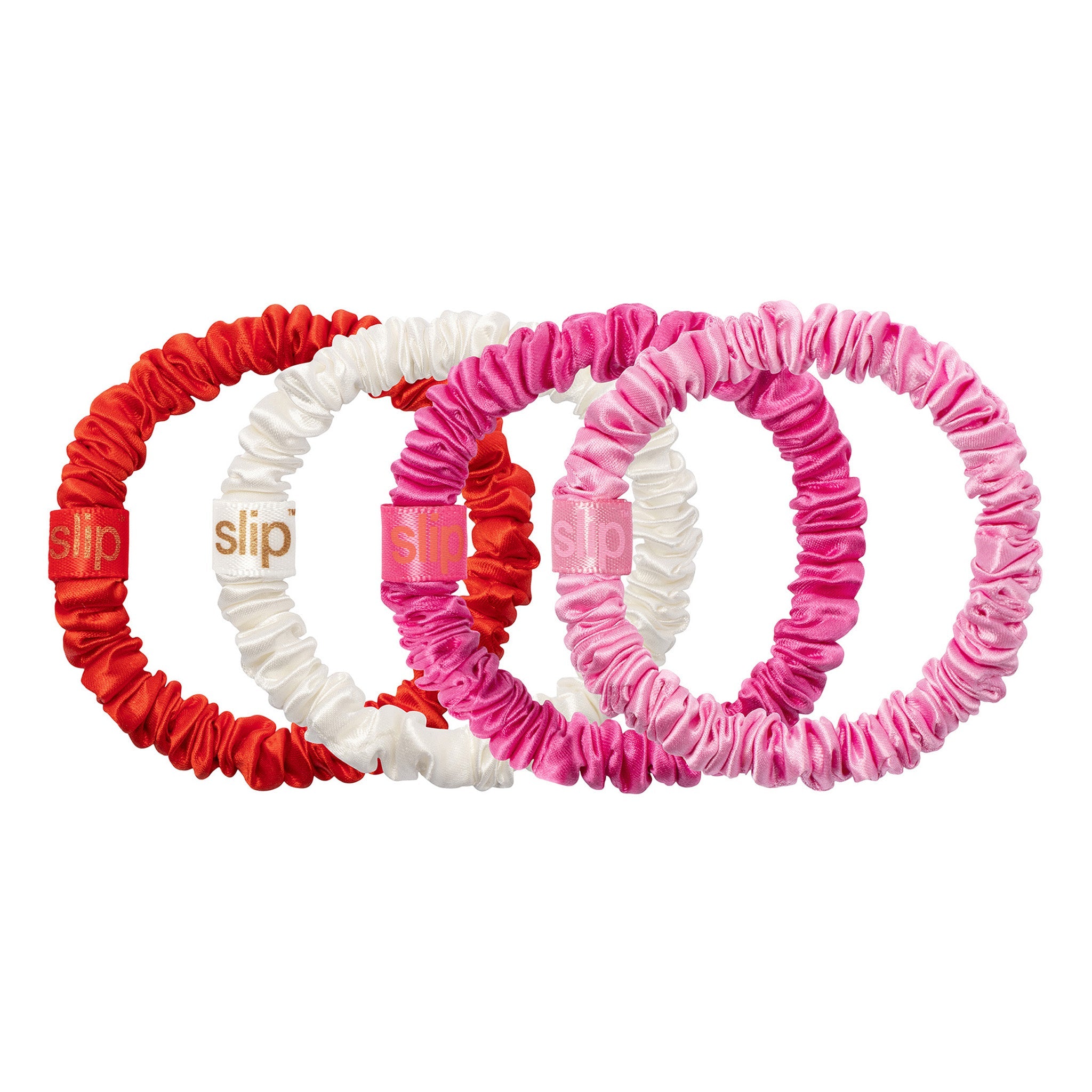 AGGIE SCRUNCHIE ORNAMENT - SKINNIE SILK SCRUNCHIE SET - 4 PACK