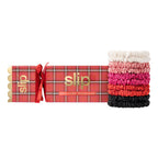 JEAN BON BON - MIXED SILK SCRUNCHIE SET - 5 PACK