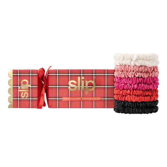 JEAN BON BON - MIXED SILK SCRUNCHIE SET - 5 PACK