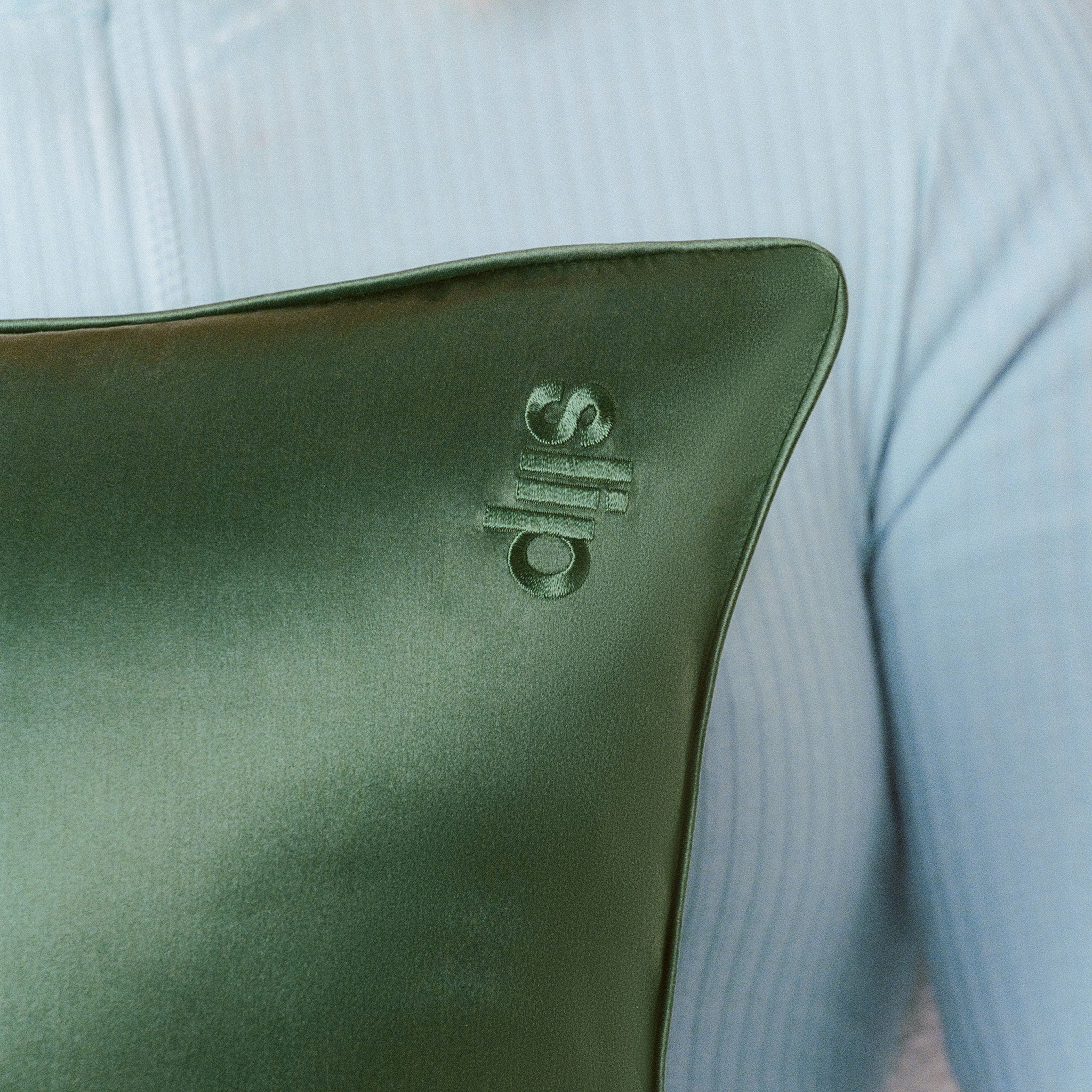 QUEEN PILLOWCASE - MOSS GREEN