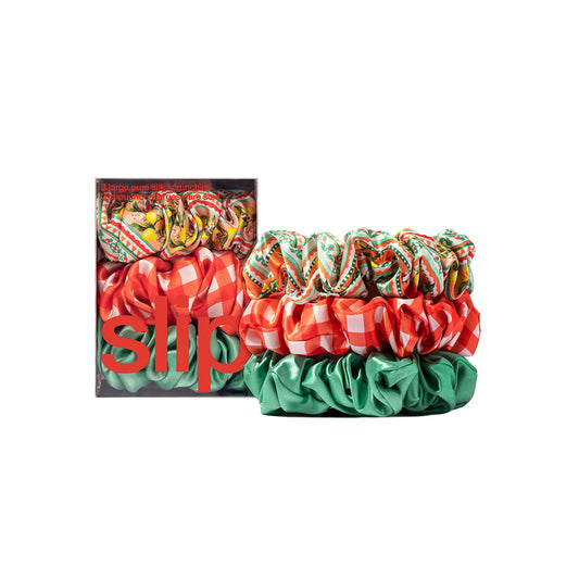 LARGE SCRUNCHIES - SET OF 3 - POSITANO