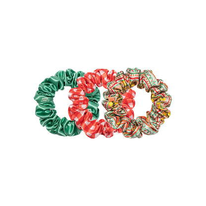 LARGE SCRUNCHIES - SET OF 3 - POSITANO
