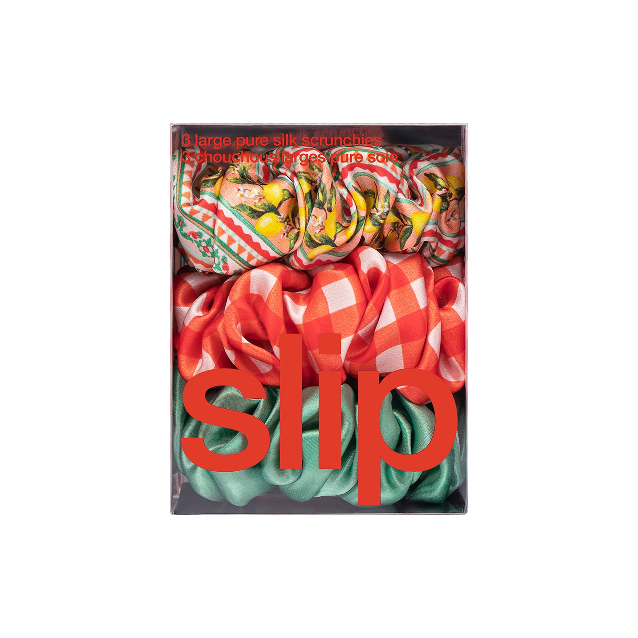 LARGE SCRUNCHIES - SET OF 3 - POSITANO