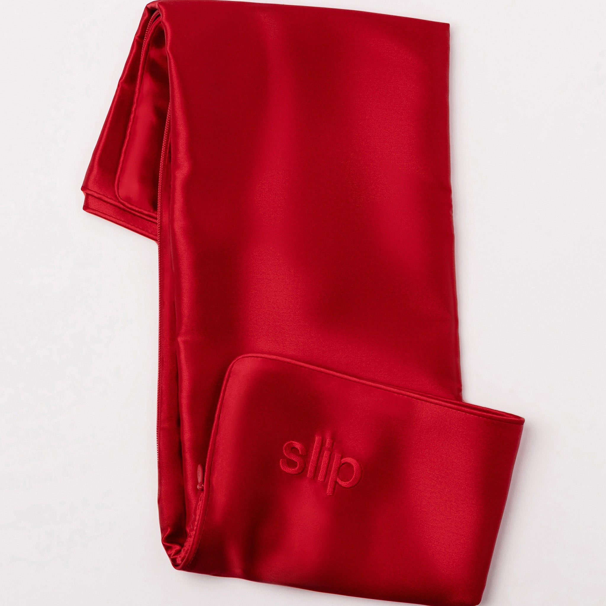 QUEEN ZIPPERED PILOWCASE - SCARLET