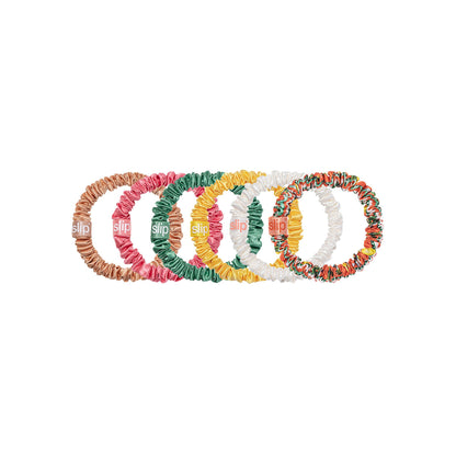 SKINNY SCRUNCHIES - SET OF 6 - LA DOLCE VITA