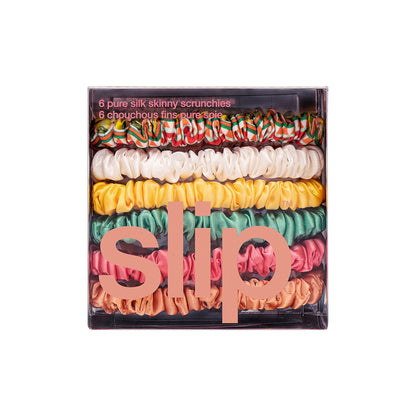 SKINNY SCRUNCHIES - SET OF 6 - LA DOLCE VITA