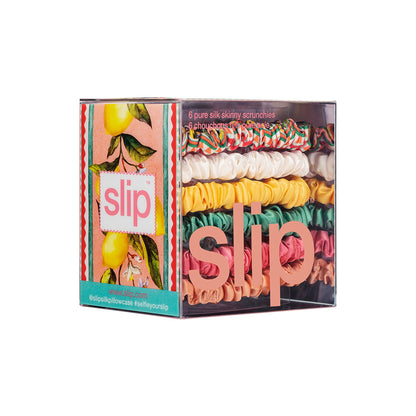 SKINNY SCRUNCHIES - SET OF 6 - LA DOLCE VITA