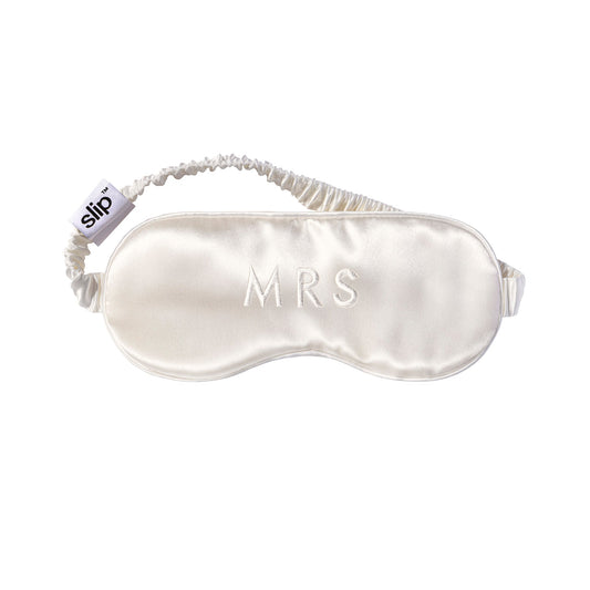 WHITE SLEEP MASK - MRS