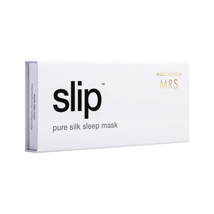 WHITE SLEEP MASK - MRS