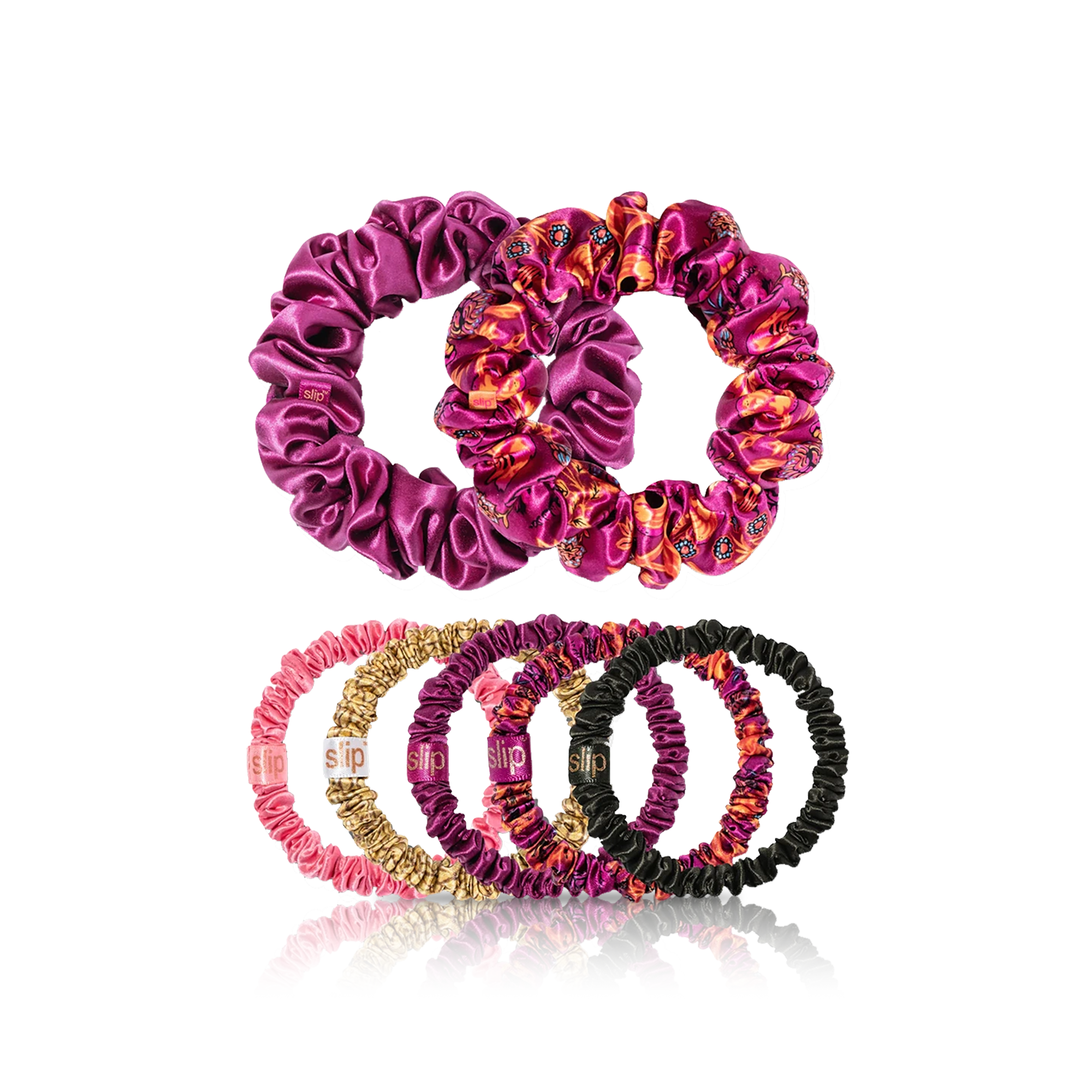 Slipsilk™ Super Bloom Mega Scrunchie Set