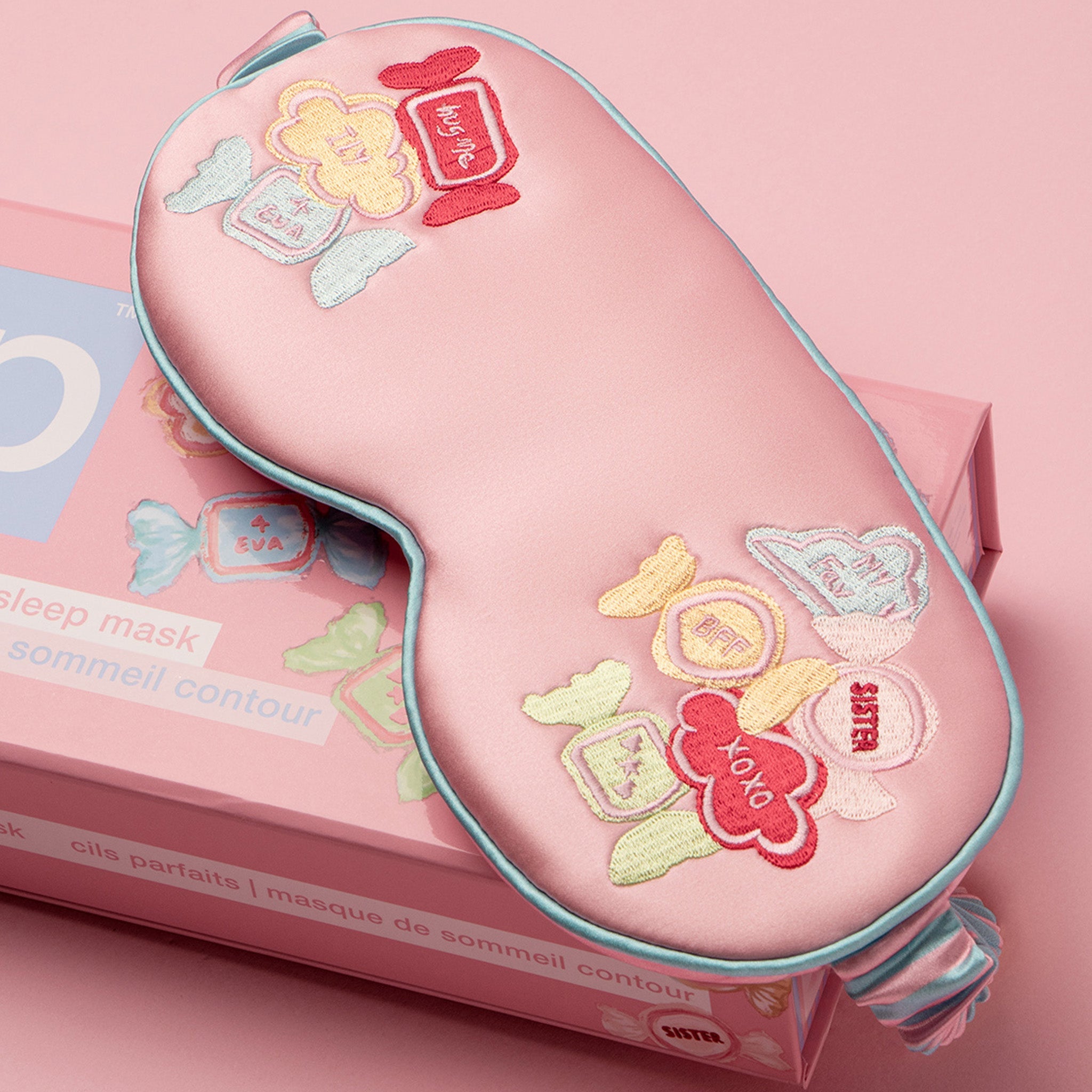 SLEEP MASK CONTOUR LOVELY LASHES - BESTIES